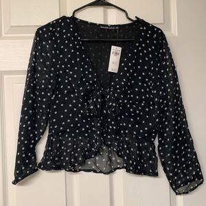 Abercrombie & Fitch chiffon shirt